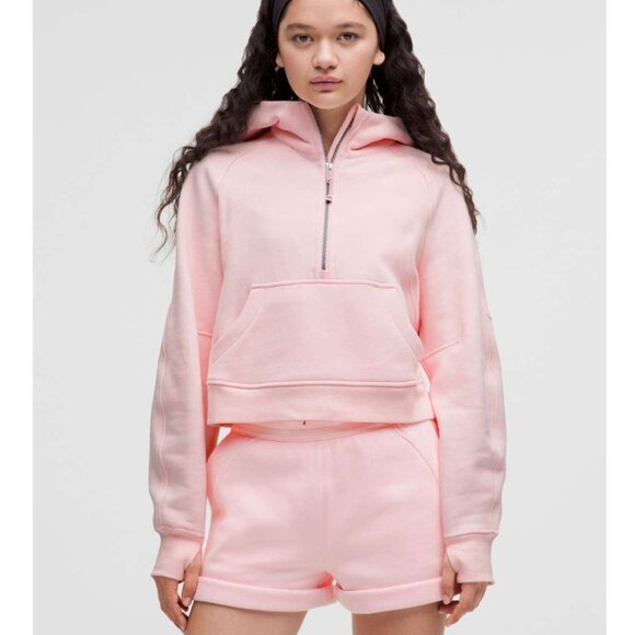 Lululemon Scuba Oversized Half-Zip Hoodie Strawberry Milkshake Size XL/XXL - Picture 1 of 9